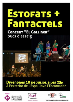 Cartell concert estofats fantactels